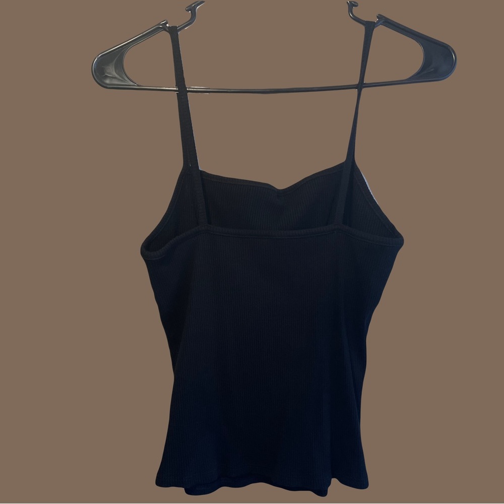 Lulus Basics Black Ribbed Tank Top - Picture 2 of 5